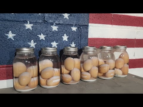 How to Preserve Eggs - Water Glassing Eggs for Long-Term Storage