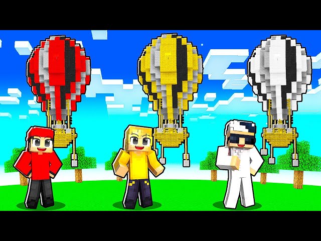 بنينا منطاد كبير في ماين كرافت🎈 😎🔥