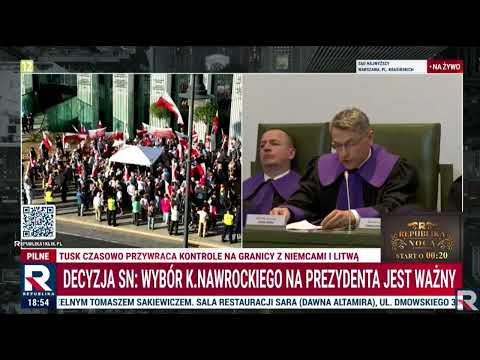 Sąd Najwyższy potwierdził wybór Karola Nawrockiego na prezydenta! Całe uzasadnienie wyroku