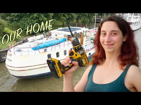 We’re Restoring an 82ft Project Boat  -  And Living on Just 22ft! EP84