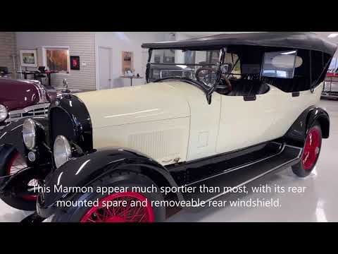 video 1922 Marmon Model 34B Touring