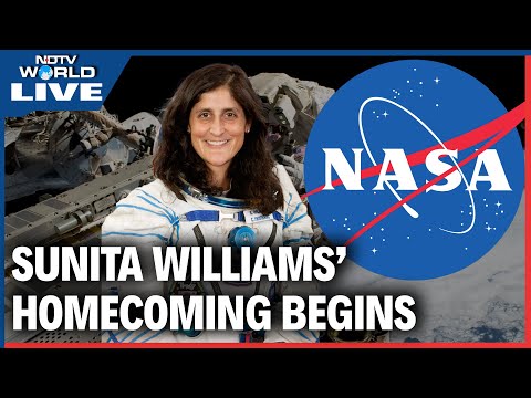 NASA Live Today | Sunita Williams Return | Sunita Williams NASA | Sunita Williams' Homecoming Begins