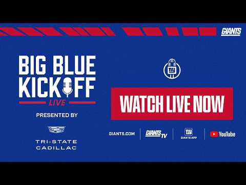 🔴 LIVE: Big Blue Kickoff Live 10/19 | New York Giants