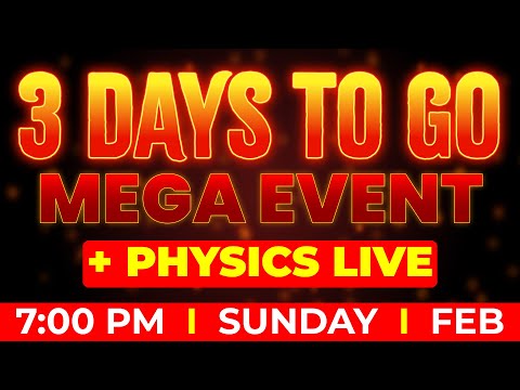 PlusTwo Model Exam | 3 Days to Go Mega Event  + Physics Live | Exam Winner