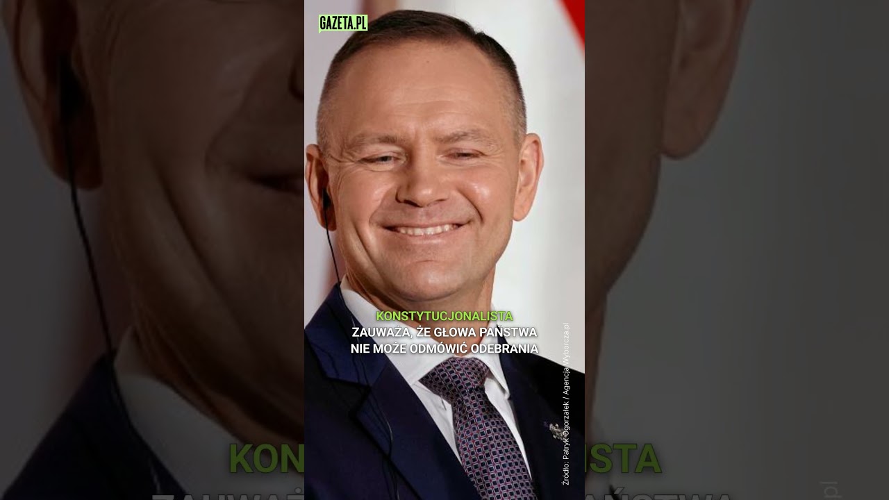 Ślubowanie sędziów TK. Profesor Chmaj: To obowiązek prezydenta #shorts