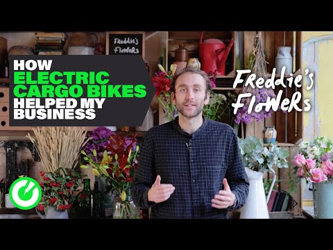 How ELECTRIC CARGO BIKES helped my business | A Freddie's Flowers Case Study