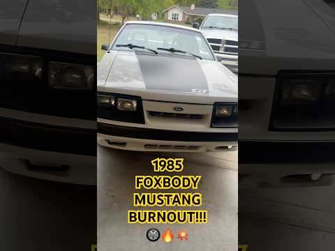 BURNING RUBBER IN MY UNCLE’S 1985 FOXBODY MUSTANG! - Rare Footage by Javier Vargas TV! 🛞🔥🇵🇷
