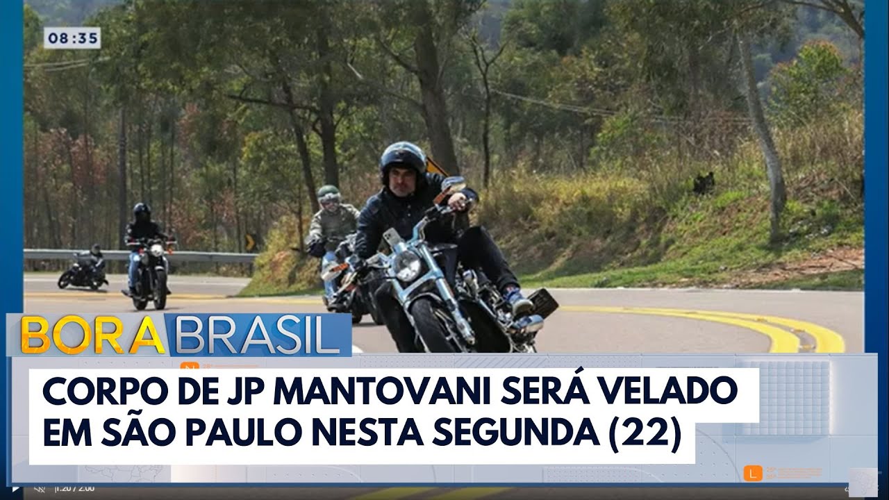 Corpo de JP Mantovani será velado em São Paulo nesta segunda 22