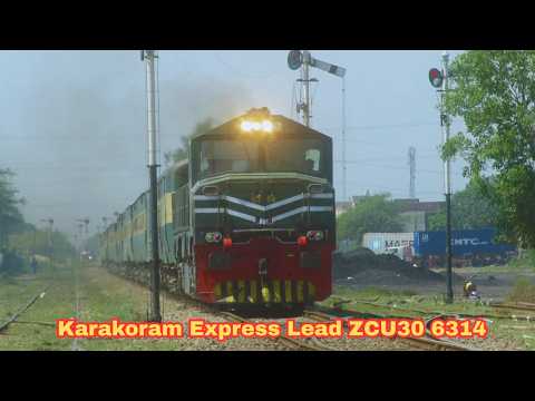 High Speed Attack || Karakoram Express KEAD 6314 Full Power Run | Pakistan Railways