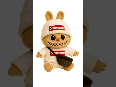 #Labubu x Supreme—360° Hypebeast Toy Reveal!