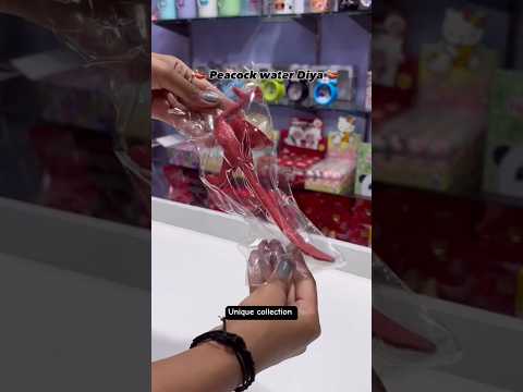 Peacock water Diya 💫🌷🪔#tranding ##shorts #viralproducts #diwalispecial #diya
