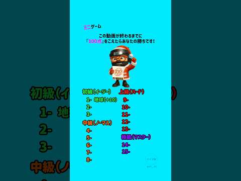 100点を超えたらあなたの勝ちです #クイズ #ミニゲーム #暇つぶし