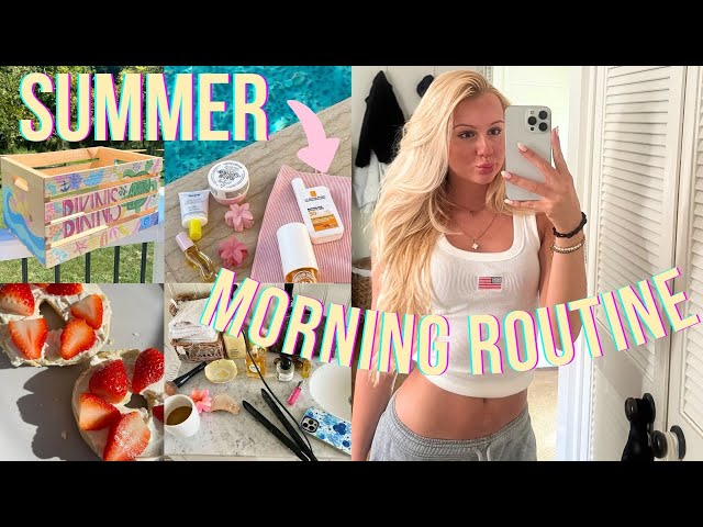 7 AM Summer Morning Routine 🌺 Ferien  | MaVie Noelle