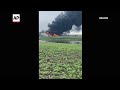 WATCH: Rail cars with hazardous material bursts into flames in North Dakota  - 00:26 min - News - Video