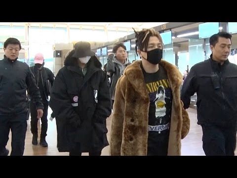 ★빅뱅 마스크로 숨겨지지않는 남다른 카리스마, 인천공항 출국 현장★
