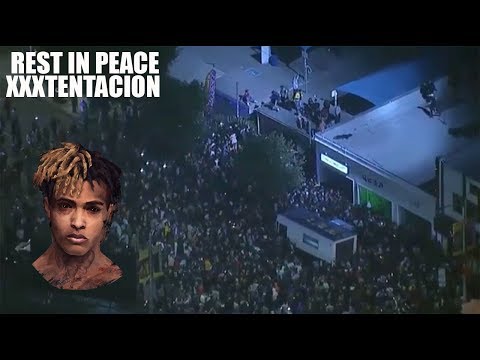 XXXTENTACION MEMORIAL TURNS INTO A RIOT IN LA! LONG LIVE X!