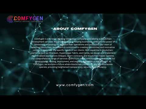 Blockchain Development Company By Comfygen