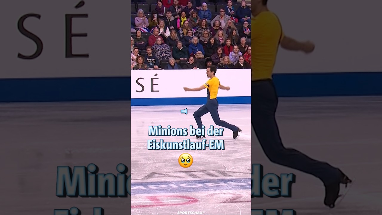 Minions-Tanz bei der Eiskunstlauf-EM | Sportschau shorts