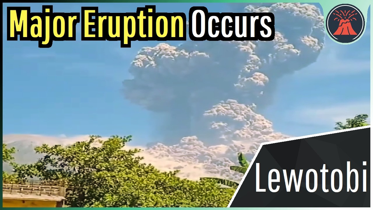 Lewotobi Volcano Update; Major Plinian Eruption Occurs, 72,000 Ft Plume