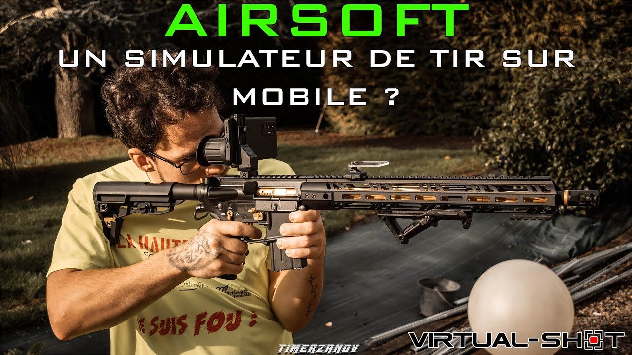 AIRSOFT - UN SIMULATEUR DE TIR SUR MOBILE ? (Virtual Shot) Déballage et présentation. [FR]