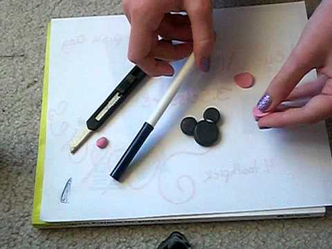 Minnie Mouse out of polymer clay - YouTube