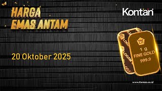 Harga Emas Antam Hari Ini Kembali Memerah (20 Oktober 2025)