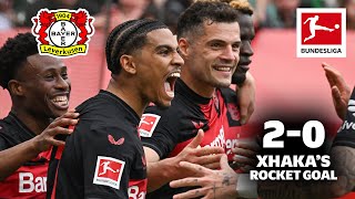 Granit XHAKA! Sensational Long-Range Goal extend Leverkusens lead! 🏆⚽️