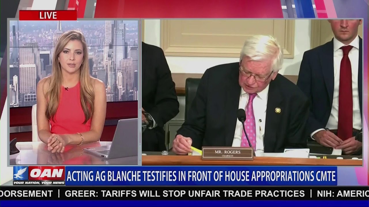 LIVE: ACTING AG BLANCHE TESTIFIES IN FRONT OF HOUSE APPROPRIATIONS CMTE