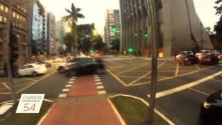 Bikers Rio Pardo | Vídeos | Bicicleta ultrapassa 121 carros em percurso de 4km em SP