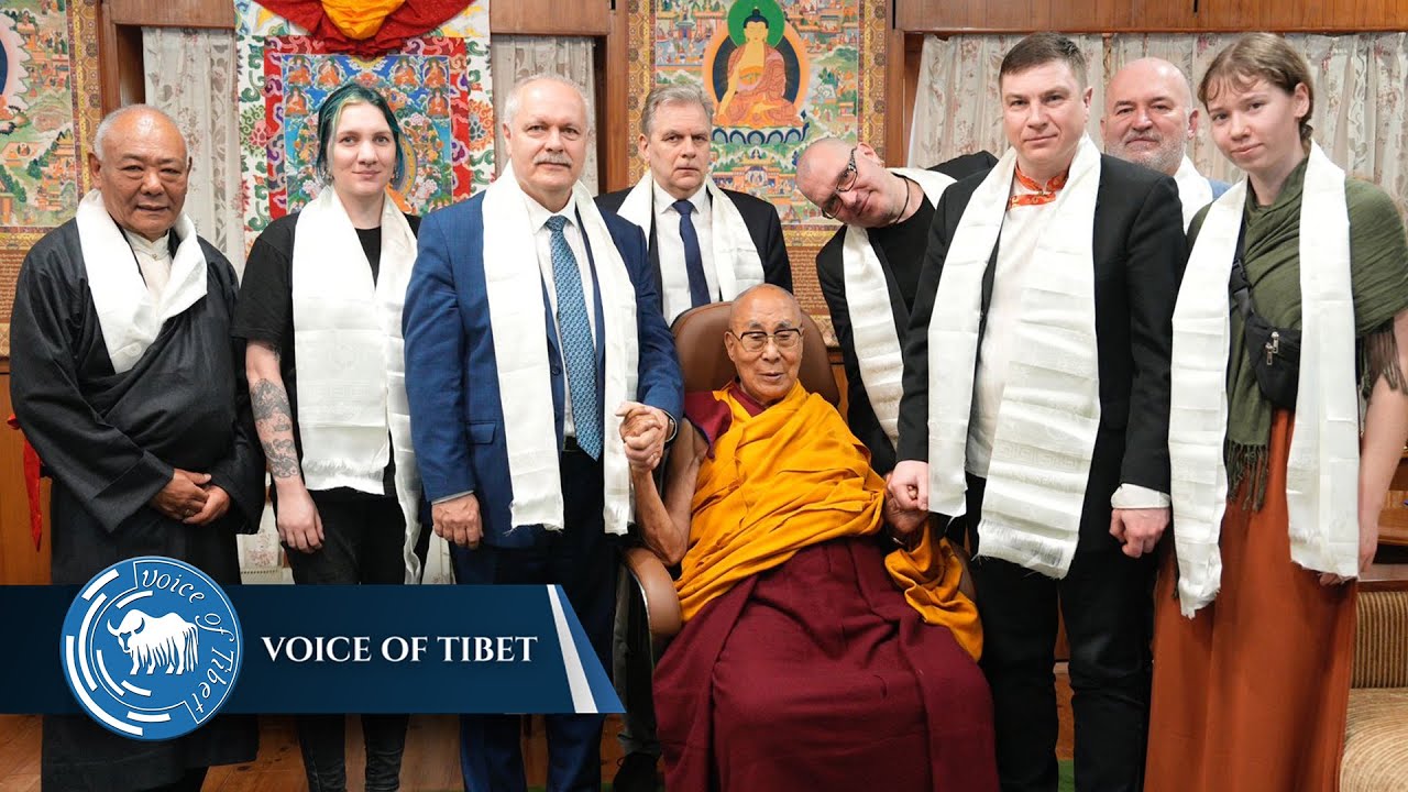 HHDL meets with Chairman of Estonian Parliamentary Tibet Group & former President of the Parliament