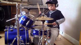System Of A Down - Chop Suey (Drum Cover by 4-Year-Old Drummer)