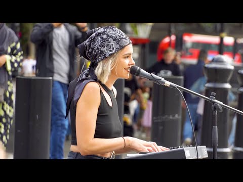 The Weeknd 'Save Your Tears' by Serka in Trafalgar Square, London, August 2024