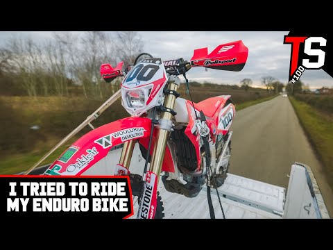 I TRIED TO RIDE MY HONDA ENDURO BIKE THEN THIS HAPPENED!