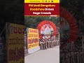 #watch | PM Modi Leads Massive Roadshow in Bengaluru Amid Black Convoy and Saffron Flags