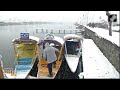 Snowfall Extravaganza at Dal Lake: Tourists Delight in Srinagars Winter Wonderland! | News9