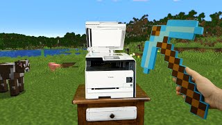 What happens if you photocopy Minecraft