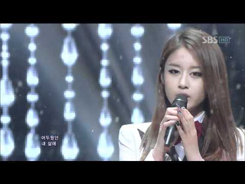 T-ara+Davichi - We were in love (우리 사랑했잖아) @SBS Inkigayo 인기가요 20120108