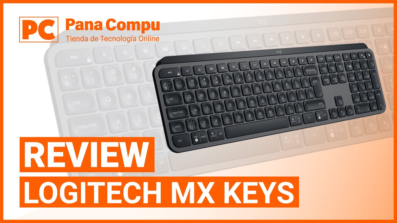 Video Logitech MX Keys - Smart Keyboard, Graphite, Wireless, Bluetooth, LED, Spanish
