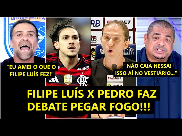 "MERMÃO, ISSO que o FILIPE LUÍS FEZ com o PEDRO na COLETIVA foi..." DEBATE PEGA FOGO sobre Flamengo!