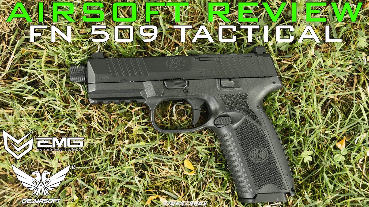 Airsoft Review #358 Double Eagle FN 509 Tactical Gaz Blowback (Double Eagle/EMG) [FR]