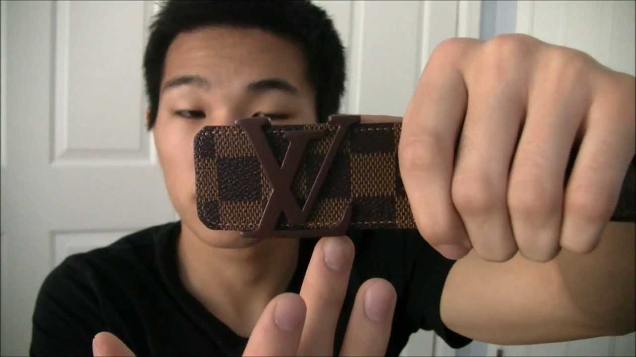 5 Steps to Spot Fakes: Louis Vuitton Belt - YouTube