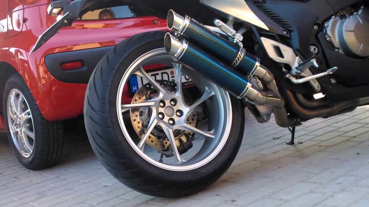 Honda vfr1200f exhaust #1