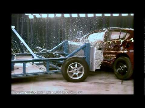 Видео краш-теста Honda Insight с 2009 года