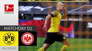 Haaland Brace + 2 Assists | Dortmund — Frankfurt 5-2 | All Goals | Matchday 1 – Bundesliga 2021/22