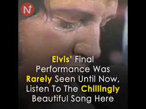 Elvis Presley probably last performance