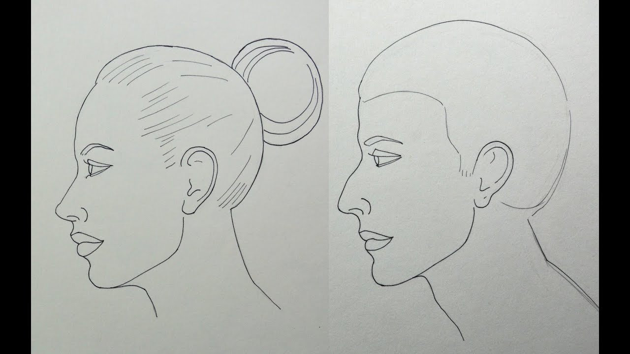 C Mo Dibujar Un Rostro De Perfil F Cilmente Arte Divierte Youtube