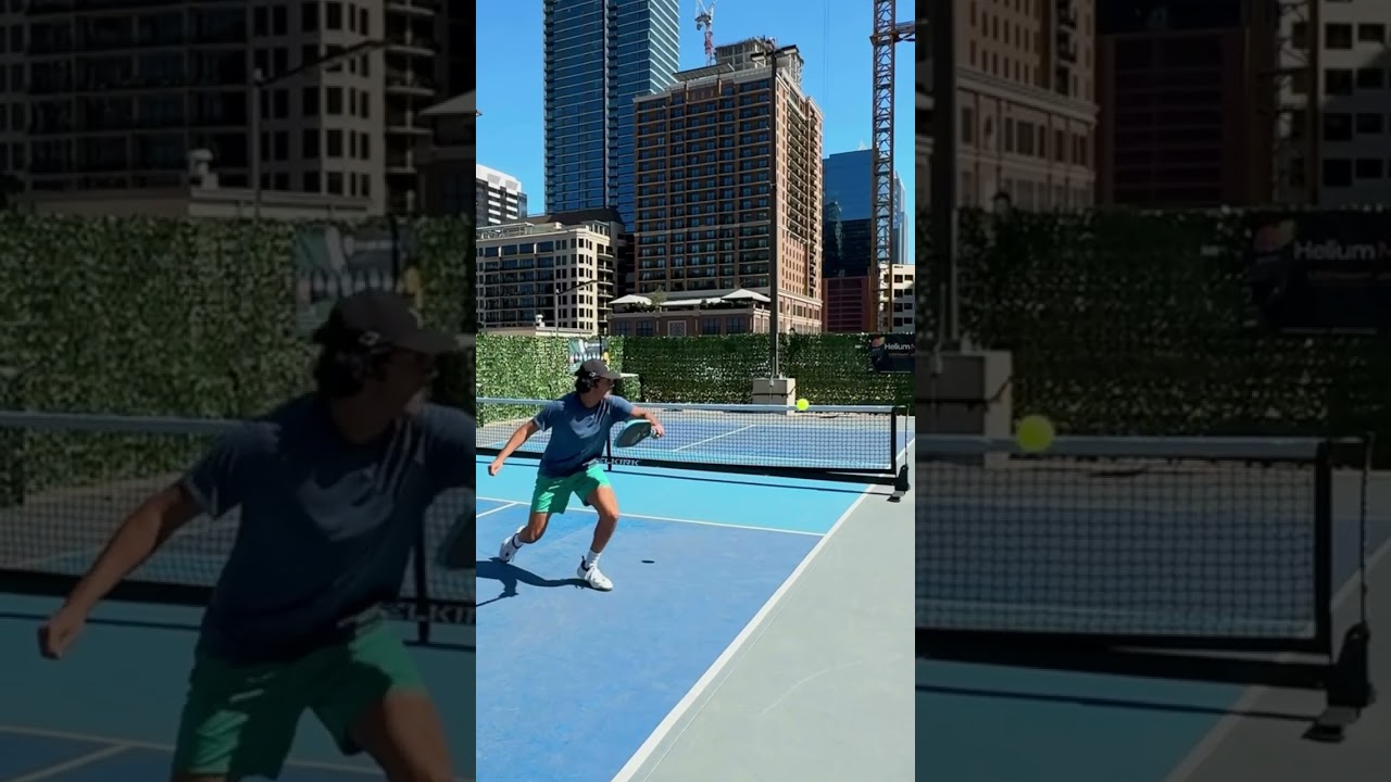 Day 193 of trying to break the game #pickleball #pickleballtrickshots #pickleballhighlights #pickle