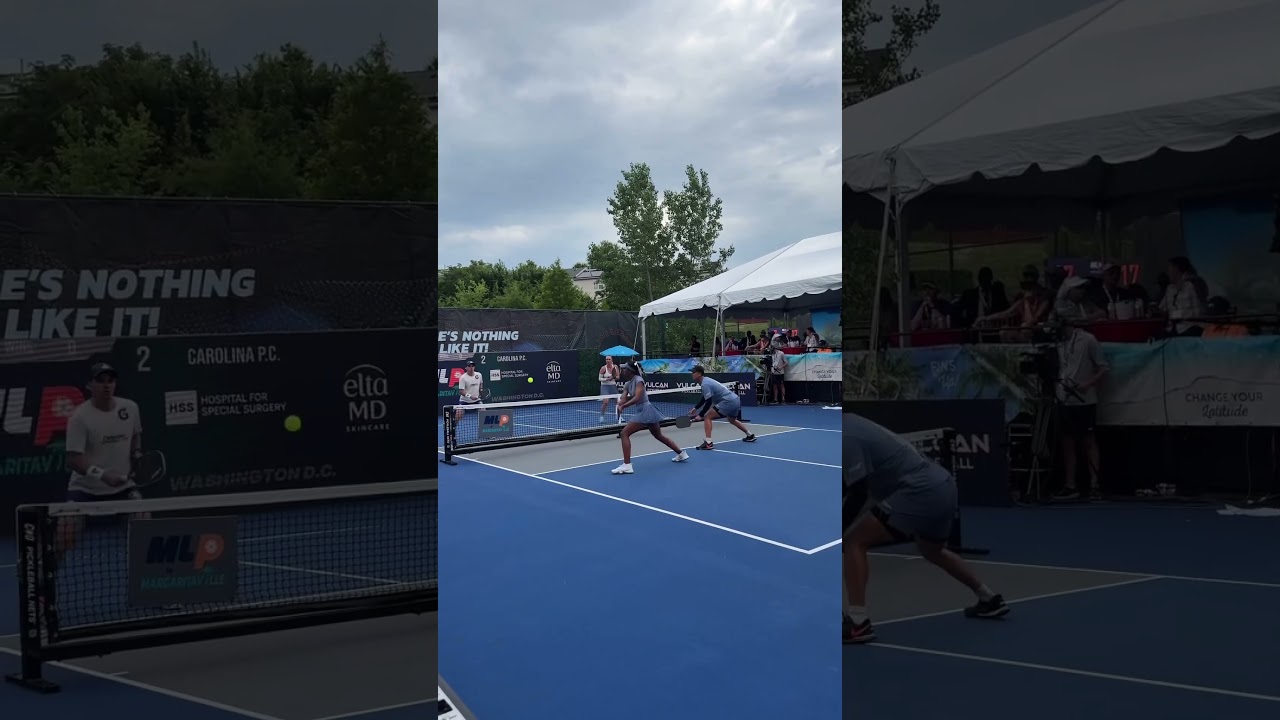 Using that backhand to make that finish final😤 #pickleball #shorts