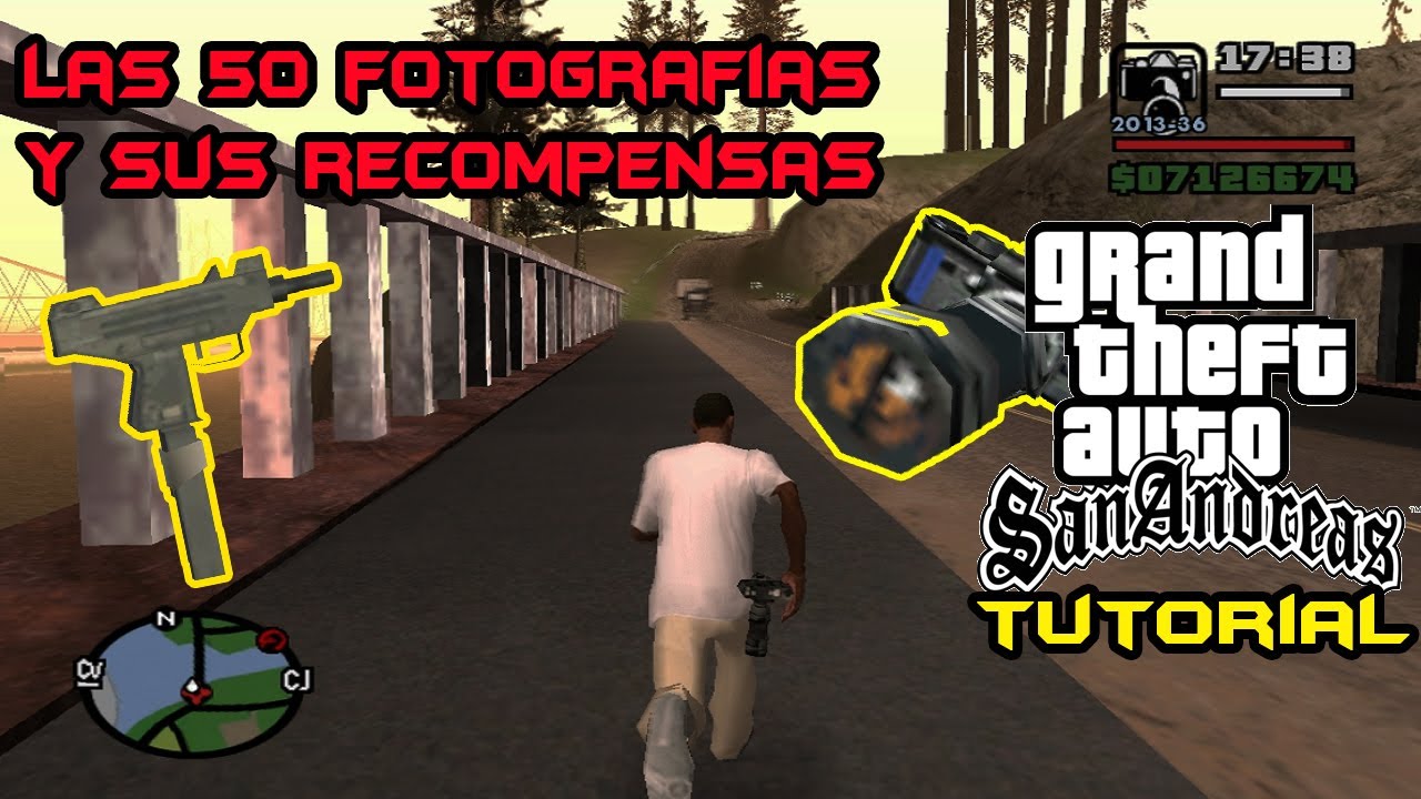 GTA San Andreas Las Fotografias Y Sus Recompensas YouTube