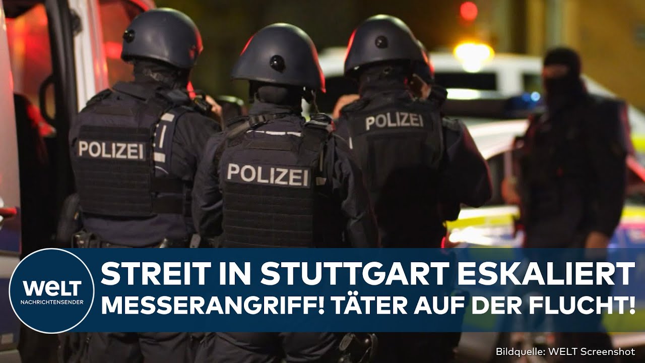 STUTTGART: Schock in Wangen! Messerangriff nach Streit! Täter ist flüchtig